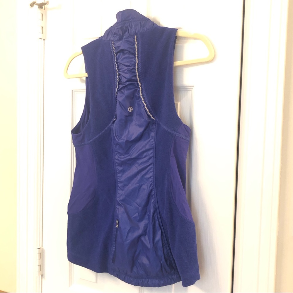Lululemon Gustbuster Vest Size 6 Pigment Blue - Picture 5 of 5